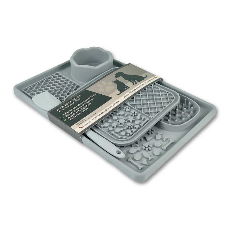 Tapis de léchage Anti-Glouton pour Chien et Chat