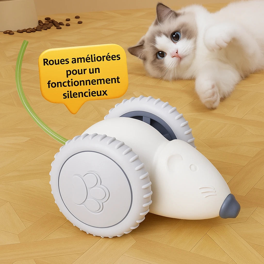Souris Électrique Interactive pour Chat – Jouet Automatique et Intelligent