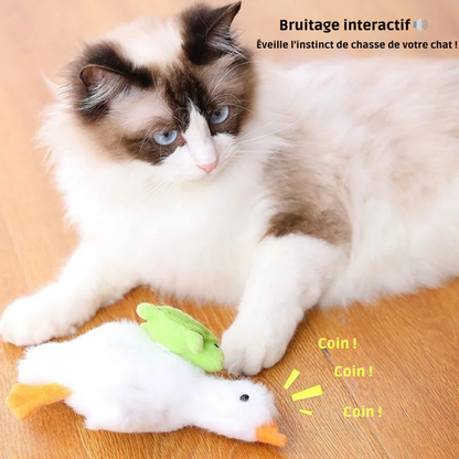 Oiseau en Peluche électrique avec Ailes battantes - Jouet pour Chat