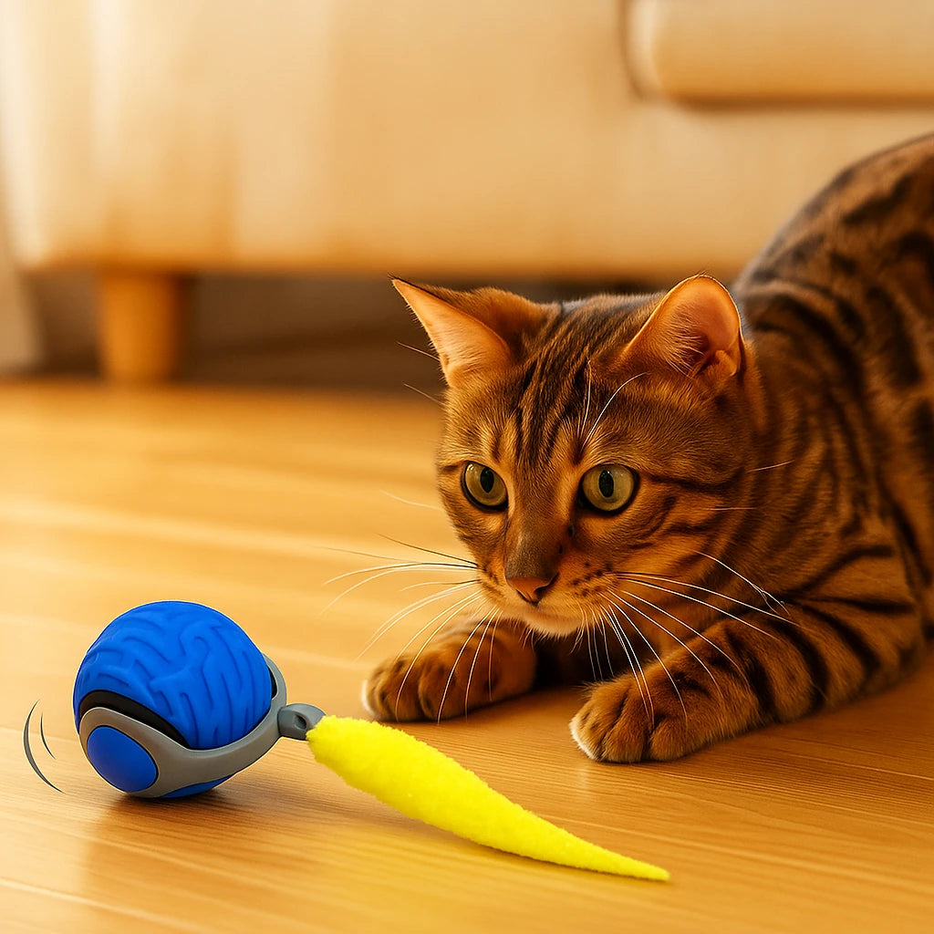 Balle Mobile, interactive et intelligente - Jouet pour Chat