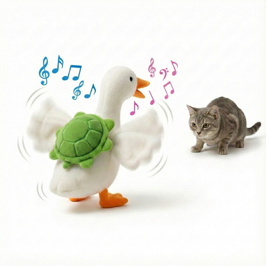 Oiseau en Peluche électrique avec Ailes battantes - Jouet pour Chat