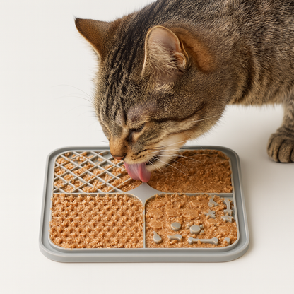 Tapis de léchage Anti-Glouton pour Chien et Chat