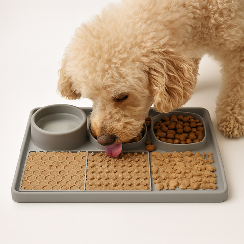 Tapis de léchage Anti-Glouton pour Chien et Chat